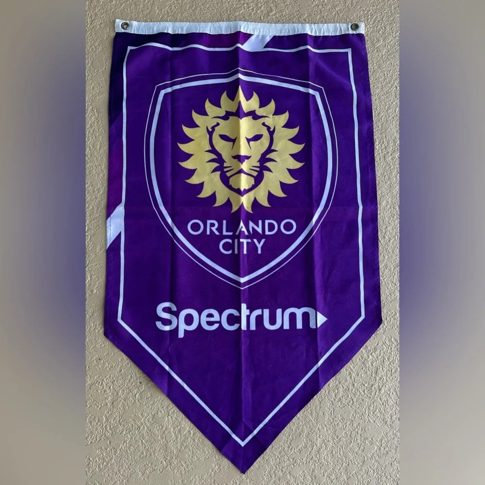Orlando City SC Spectrum Promo Flag Banner MLS Collectible
